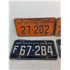 Image 3 : (4) Saskatchewan License Plates- 1962, 1963