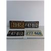 Image 1 : (4) Saskatchewan License Plates-  1952, 1962, 1972