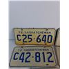 Image 2 : (5) Saskatchewan License Plates- 1972