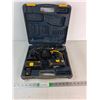 Image 1 : Mastercraft 18 Volt Cordless Drill Set In Case- As Is