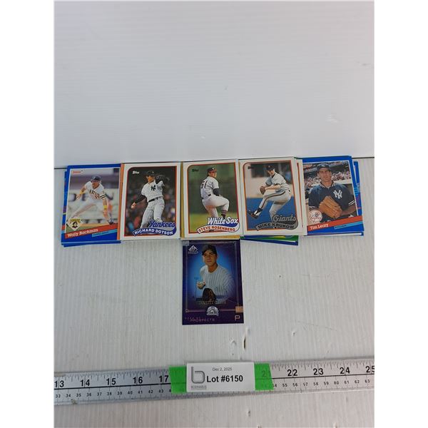 Baseball Cards With Various Teams- Cannot Authenticate
