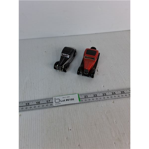 (2) Diecast Toy Cars- 1935 Astrura 1/43, 1932 Ford 3-Window Coupe 1/34