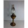 Image 2 : Antique Brass CPR Oil Lamp - 19" Tall with Chimney
