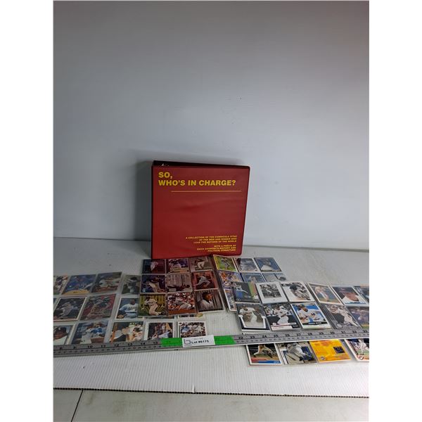 Binder Of Baseball Cards (90's) Cannot authenticate