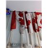 Image 2 : (4) Canada Flag For Railings, Calgary Flames Railing Flag