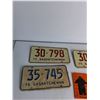 Image 2 : (4) License Plates (70's)
