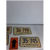 Image 3 : (4) License Plates (70's)