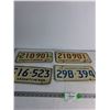 Image 1 : (4) License Plates (70's)