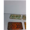 Image 2 : Pair of Matchig License Plates, (2) Sask Plates Orange & Yellow