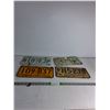 Image 1 : (4) Sask License Plates1968-1976