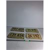 Image 1 : (4) Sask License Plates 73-76
