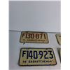 Image 3 : One Pair of Matching Sask License Plates, (2) Sask Plates (70's)
