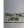 Image 1 : (3) Sask License Plates (70's)