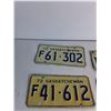 Image 2 : (2) Matching Pairs of Sask License Plates '72