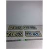 Image 1 : (4) Sask License Plates