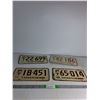 Image 1 : (4) PT License Plates (70's)