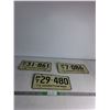 Image 1 : (3) PT Sask License Plates '74