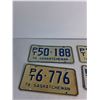 Image 2 : (4) PT Sask License Plates '76