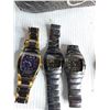 Image 5 : Black Bag, (4) Watches: Mens Watch Stainless Steel (as is) ,  Water Bottle Holder