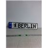 Image 1 : Tin Berlin Sign 20 1/2" x4"