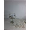 Image 2 : Glass Wine Glasses, (3) Shot Glasses, Flood Light ( for parts)