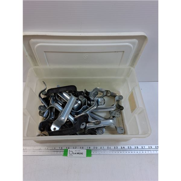 Storage Container of Barn Door Handles Lot