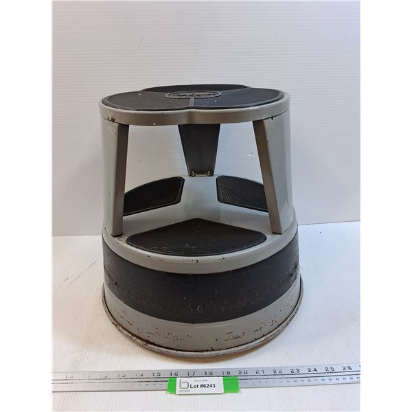 Kic-Step Brand Rolling Step Stool - 14.5" x 15" - CANNOT SHIP