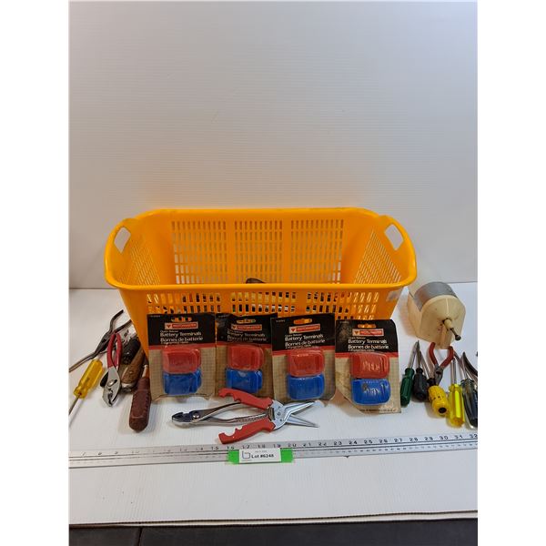Basket of Assorted Tools - CANNOT SHIP
