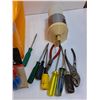 Image 5 : Basket of Assorted Tools - CANNOT SHIP