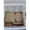 Image 5 : Laundry Basket of Various Picture Frames - CANNOT SHIP