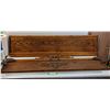 Image 1 : Buffet Backboard Piece & Wooden Wall Shelf - 45" Long x 14" Tall - Cannot Ship