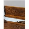 Image 5 : Buffet Backboard Piece & Wooden Wall Shelf - 45" Long x 14" Tall - Cannot Ship