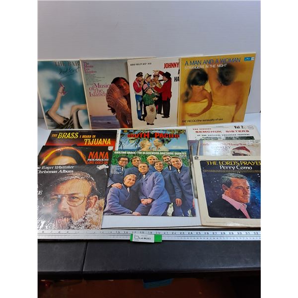 (12) Records: Brass, Island Music, Christmas, Misc