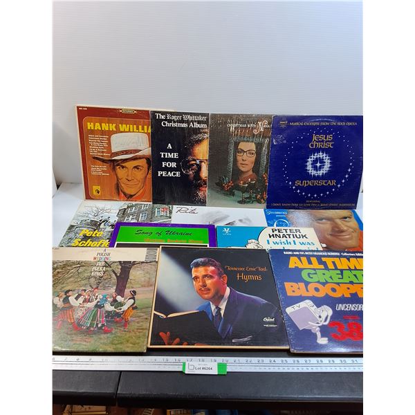 (12) Records: Polka, Christmas, Rita, Hank Williams, Misc