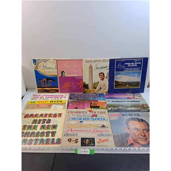 (13) Records: Irish, Classical, Christian, German, Misc