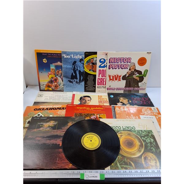 (13) Records: Polka, Folk, Country, Mexican, Misc