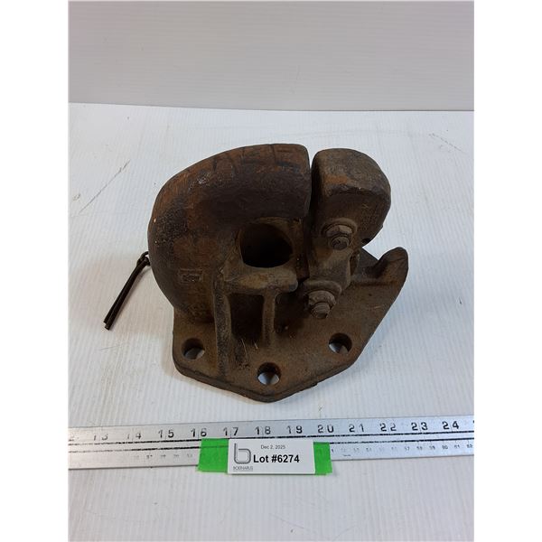 Pintle Hitch - HEAVY CANNOT SHIP - 9" x 9" x 7"