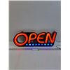 Image 1 : Open Electric Sign - 21" x 8"