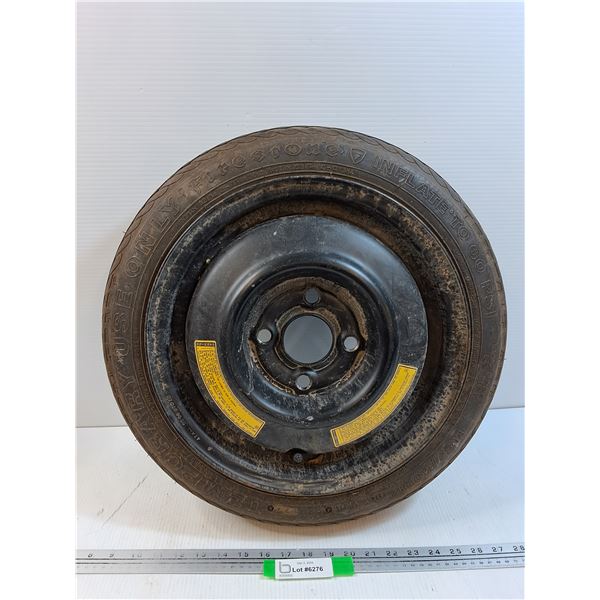 13" Spare Donut Tire - T105/80 D13 - CANNOT SHIP