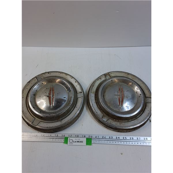 Vintage Oldsmobile 1960's Hubcaps - 10.5" Diameter