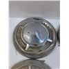 Image 2 : (4) Vintage Pontiac Hub Caps - 10.5" Diameter