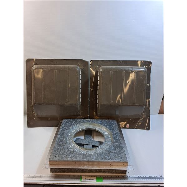*(2) Roof Vents (Metal) 