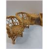 Image 2 : (7) Wicker Doll House Furniture Set
