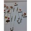 Image 4 : (11) Northern Reflections Jewelry Lot: Necklaces, Rings, Earrings, Bracelets