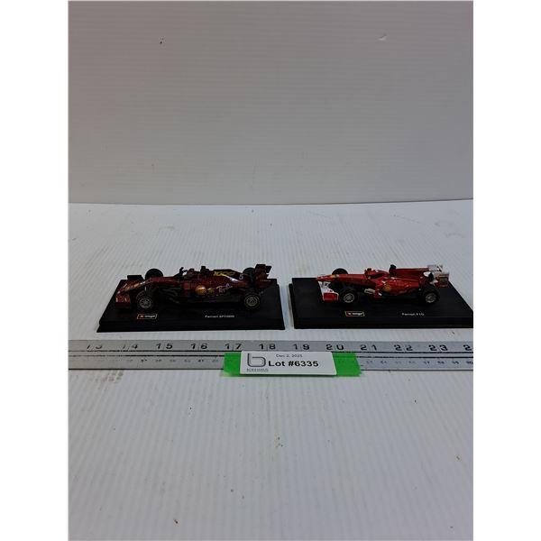 (20 Ferrari Race Car Models - Plastic - 1:36 Scale