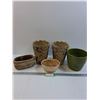 Image 1 : (5) Planters - Various Sizes