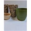 Image 3 : (5) Planters - Various Sizes