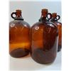 Image 2 : (3) Brown Glass Jugs - 12" Tall