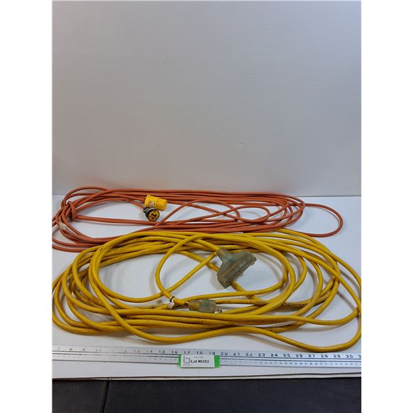 (2) Extension Cords: Approx 20ft