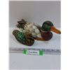 Image 1 : (2)  Duck Decoys Figurines: Mallard & Wood
